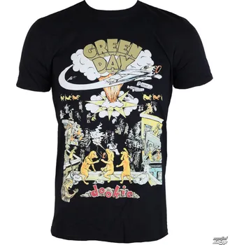 Pánské tričko Tričko metal pánské Green Day - Black - ROCK OFF - GDTTRTW01MB - XXL