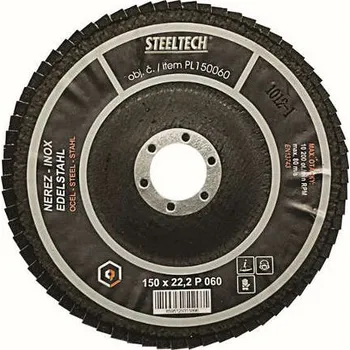 Řezný kotouč STEELTECH Lamelový kotouč na nerez 125mm/ zrno 60 S-TECH - ZIRKON