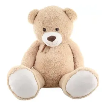 plyšák Plyšový medvěd 150 cm s mašlí