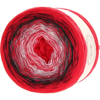 Příze Neon red 3 - nitka 1000 m - Misha style příze