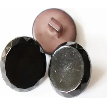 Knoflík knoflik černý 18005/28 - Černá, 18mm