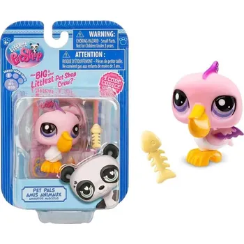 Hračka Littlest Pet Shop 1 figurka - růžový ptáček