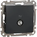 TV zásuvka průběžná 7dB antracit