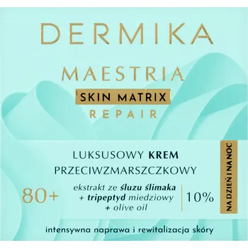 Pleťový krém Dermika Maestria luxusní pleťový krém proti vráskám 80+ na den i noc, 50 ml