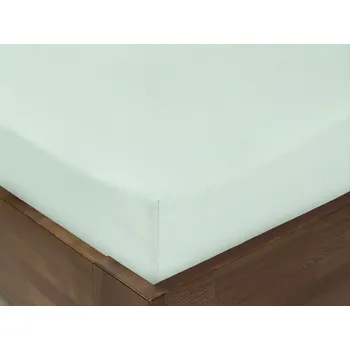 Prostěradlo Jersey prostěradlo s napínací gumou - mentolové 140x200