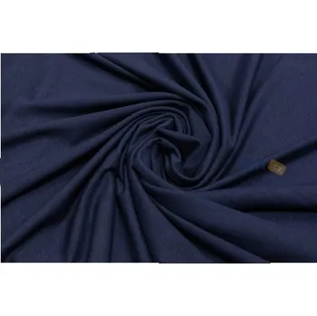 Metráž - Úplet Vis/El TM. MODRÝ 14874 - Modrá, 150 cm