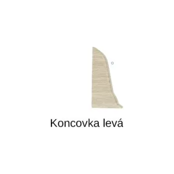 soklová lišta levé ukončení sokl SLK 50 Döllken - W171