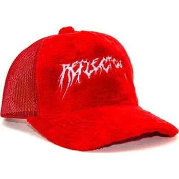Kšiltovka Kšiltovka Reflection Luxury Fuzzy Trucker Supreme Red