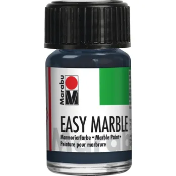 Výtvarná barva Marabu Mramorovací barva 15 ml - antracit