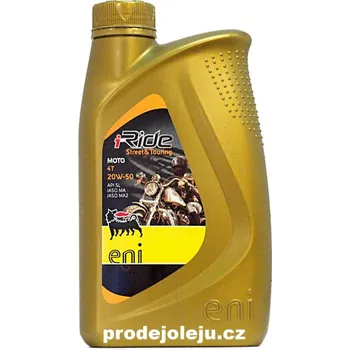 Motorový olej Eni i-Ride moto 20W-50 - 4x1L