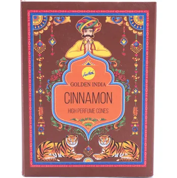 Vonná tyčinka Golden India Skořice – indické vonné františky "Tekoucí dým" Golden India 446578