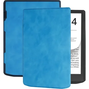 Pouzdro na tablet VSECHNONAMOBIL 75339 SOFT Zaklápěcí pouzdro Pocketbook InkPad 4 743G / InkPad Color 3 743K3 / InkPad Color 2 743 světle modré