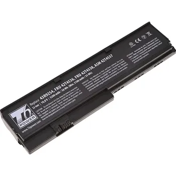 Baterie k notebooku Baterie T6 Power pro Lenovo ThinkPad X201i, Li-Ion, 10,8 V, 5200 mAh (56 Wh), černá
