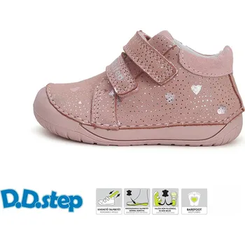 Dívčí polobotky Celoroční obuv DDstep barefoot S070-42189A Pink dívčí Velikost: 22