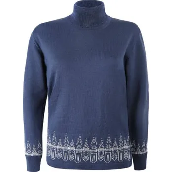 Dámský svetr Kama Merino svetr 5052 107 - světle modrá L