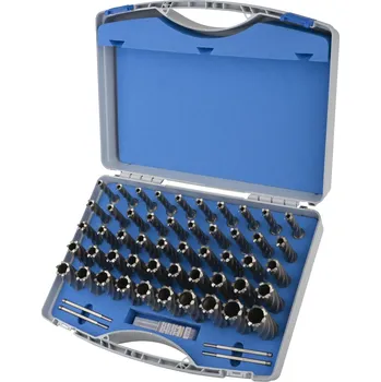 Vrták Karnasch 202010 | Jádrové vrtáky SILVER-DRILL LINE 50 SET DELUXE PLUS, WELDON 12-32 mm, sada 50 ks