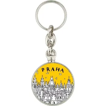 Peněženka Přívěsky K20 žluté věže