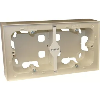 Elektroinstalační krabice ELKO EP 10994 APE Krabice pro montáž na povrch dvojitá - perleťová