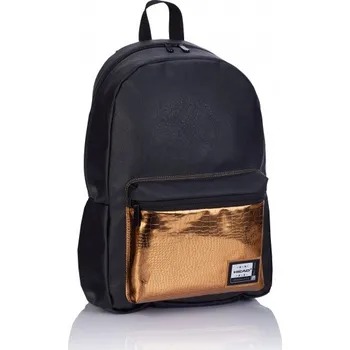 Sportovní batoh Stylový koženkový batoh HEAD Black Gold, HD-351, 502019085