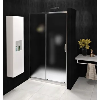 Sprchové dveře dvoudílné posuvné - sklo Brick, š. 110 cm, v. 190 cm (GS4211) Gelco