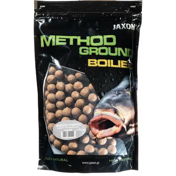 Boilies Jaxon method ground kuličky 16mm 1kg tygří ořech