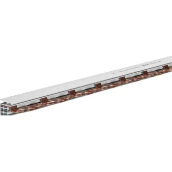 Hager KDN380B Hřebenová přípojnice 3P, 16mm&sup2/1m k propojení 19ks 3pól. přístrojů