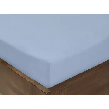 Prostěradlo Jersey prostěradlo s napínací gumou - nebesky modré 120x200