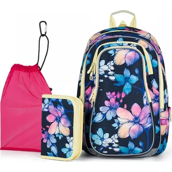 Školní batoh Školní batoh Rozkvetlá třešeň Topgal LYNN 24008 SET MEDIUM