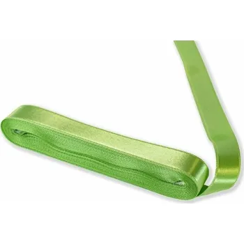 Stuha Stuha satén oboulící 20mm SV. ZELENÁ 14520 - Sv. zelená, 20mm