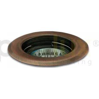 Bodové svítidlo PANLUX PEVNÝ PODHLED měď antik PPD-R50/MA