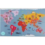 Mideer Magnetická Mapa světa 148 dílků