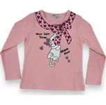 Sezon Dívčí trička s dlouhým rukávem WILD CAT Barva: Meruňková, Velikost: 98