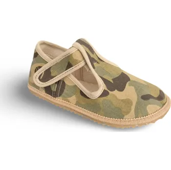 Chlapecké bačkory Beda barefoot přezůvky Army BFN 170020/W Velikost: EU 23