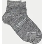 Nízké merino ponožky pánské šedé GREY Lamington Velikost: 45-48