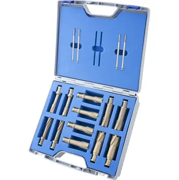 Vrták Karnasch 201907 | Jádrové vrtáky HARD-LINE SET 55 PROFI PLUS, WELDON 14, 16, 18, 20, 22, 26 mm, sada 6 ks