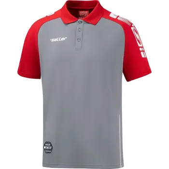 Saller X.72 Polokošile BARVA: 580 šedá-červená, Velikost: M Lehká funkční sportovní polokošile z řady X.72