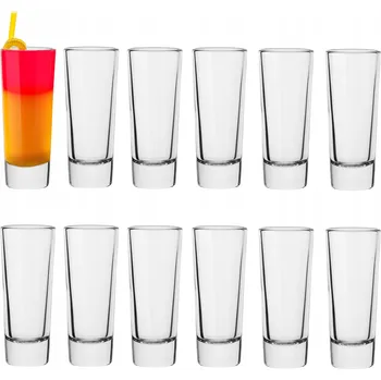 Sklenice Skleničky na likér, skleničky na likér, sklenice na vodku Trend For Home Sten bezbarvé 65 Ml 12 ks