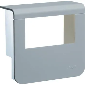 Elektroinstalační krabice Hager SL20055932D1 Kryt přístrojové krabice pro SL lištu výšky 55 mm, dekor ALU