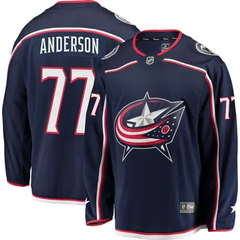 Fanatics Pánský dres Columbus Blue Jackets NHL #77 Josh Anderson Breakaway Alternate Jersey Velikost: XS, Distribuce: USA