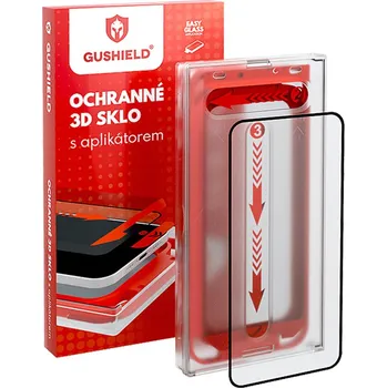 Tvrzené sklo (Tempered Glass) GUSHIELD pro Apple iPhone 7 / 8 / SE (2020 / 2022) - aplikátor - 0,3mm