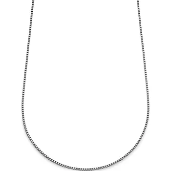 Řetízek Essentials | 2mm kostičkovaný řetízek stříbrné barvy - Lucleon