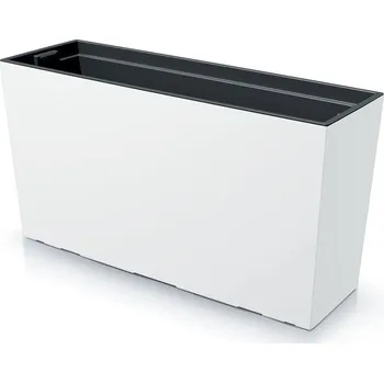 Střední truhlík s vkladem CORBI 77 cm bílý