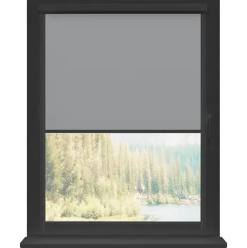 Roleta Dekodum Termoizolační roleta v antracitové kazetě, barva látky Grey Silver Šířka (cm): 37, Výška (cm): Standardní (do 150 cm), Strana mechanismu: Práva