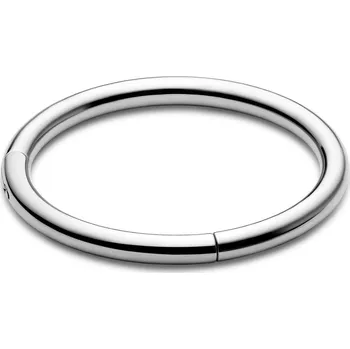Piercing 6mm piercing segment kroužek z chirurgické oceli stříbrné barvy - Lucleon
