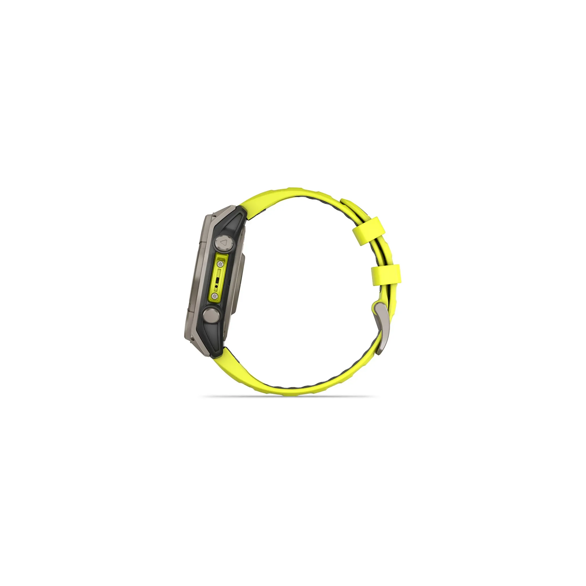 Fotografie 12 - Chytré hodinky Garmin fēnix 8 51 mm Solar Sapphire Titanium Amp Yellow/Graphite Silicone Band