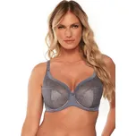 Šedá polovyztužená podprsenka Gaia Marsela BS 1254 Marsela Velikost: 65F