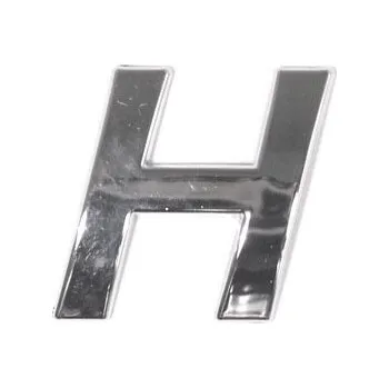 Samolepicí dekorace na vozidlo 3D logo Znak samolepicí H