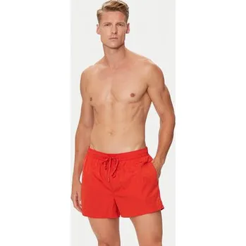 Pánské plavky Calvin Klein Swimwear Plavecké šortky KM0KM01048 Červená Regular Fit M