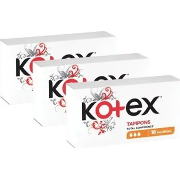 Menstruační tampony Kotex Tampony Normal 3x 16 ks