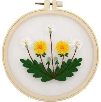 kreativní sada Manumi sada na vyšívání pampelišky